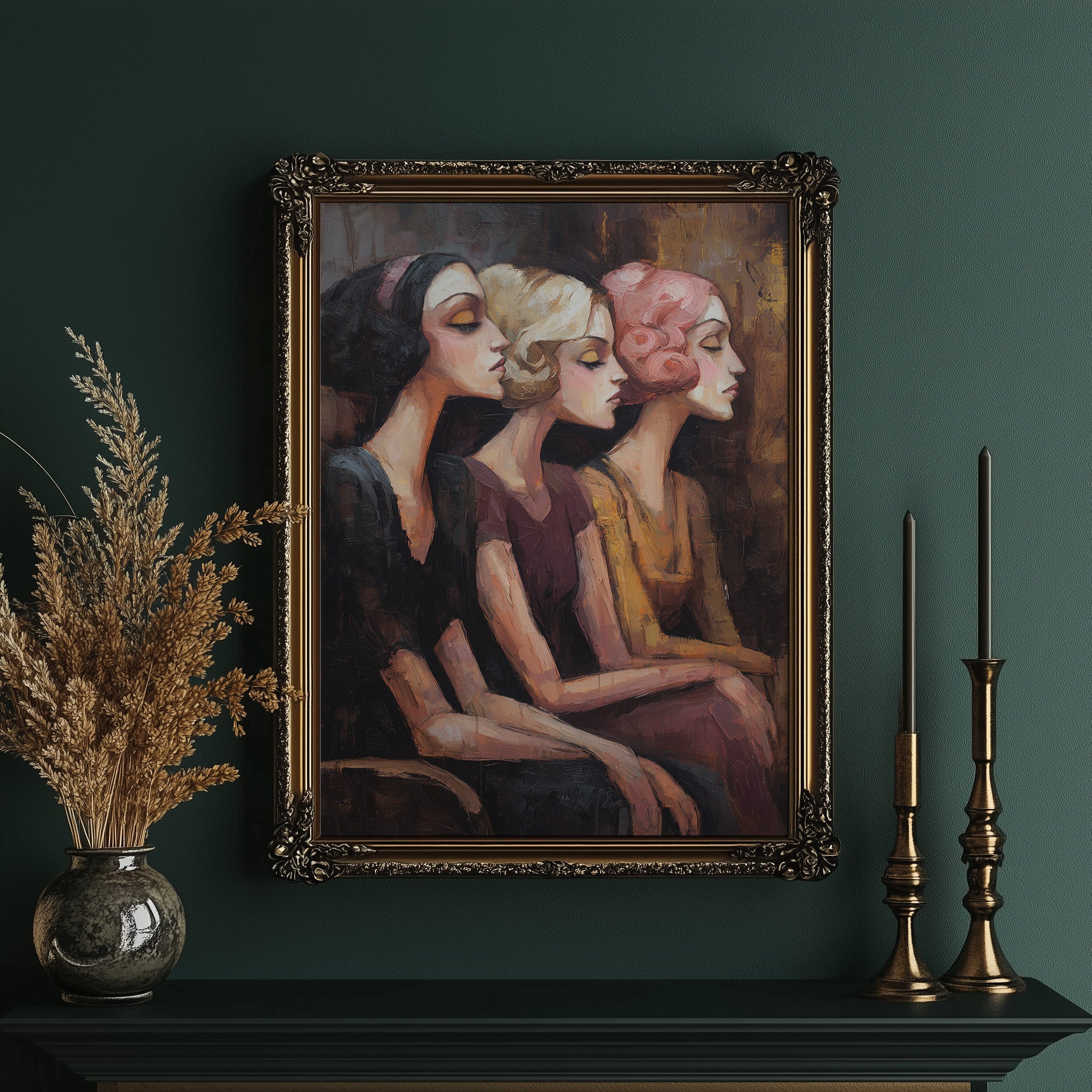 Three in Velvet Silence