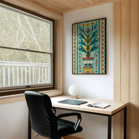 Bloom in Turquoise Light