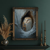 Silent Guardian of Winter Woods