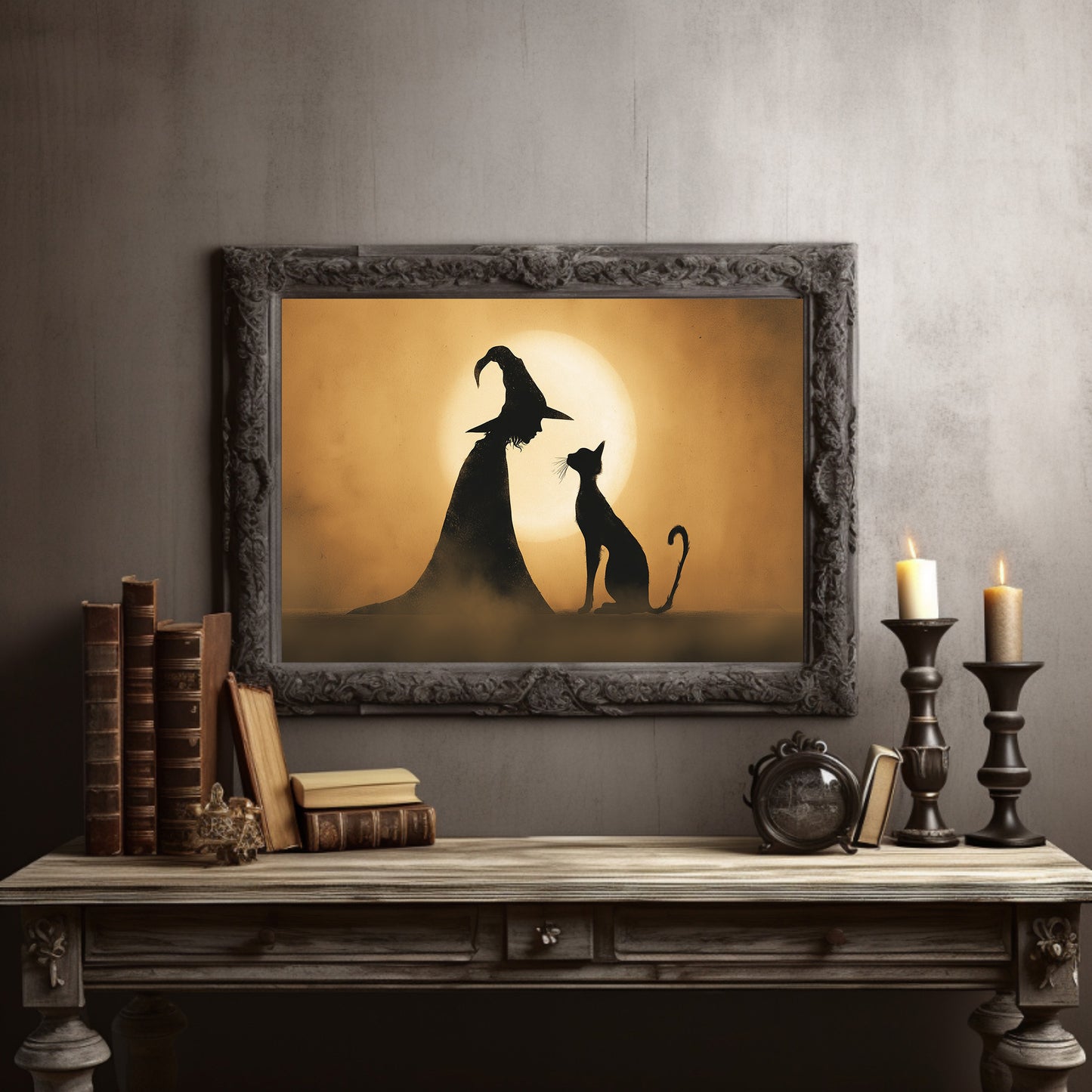 Moonlit Whisper with a Familiar