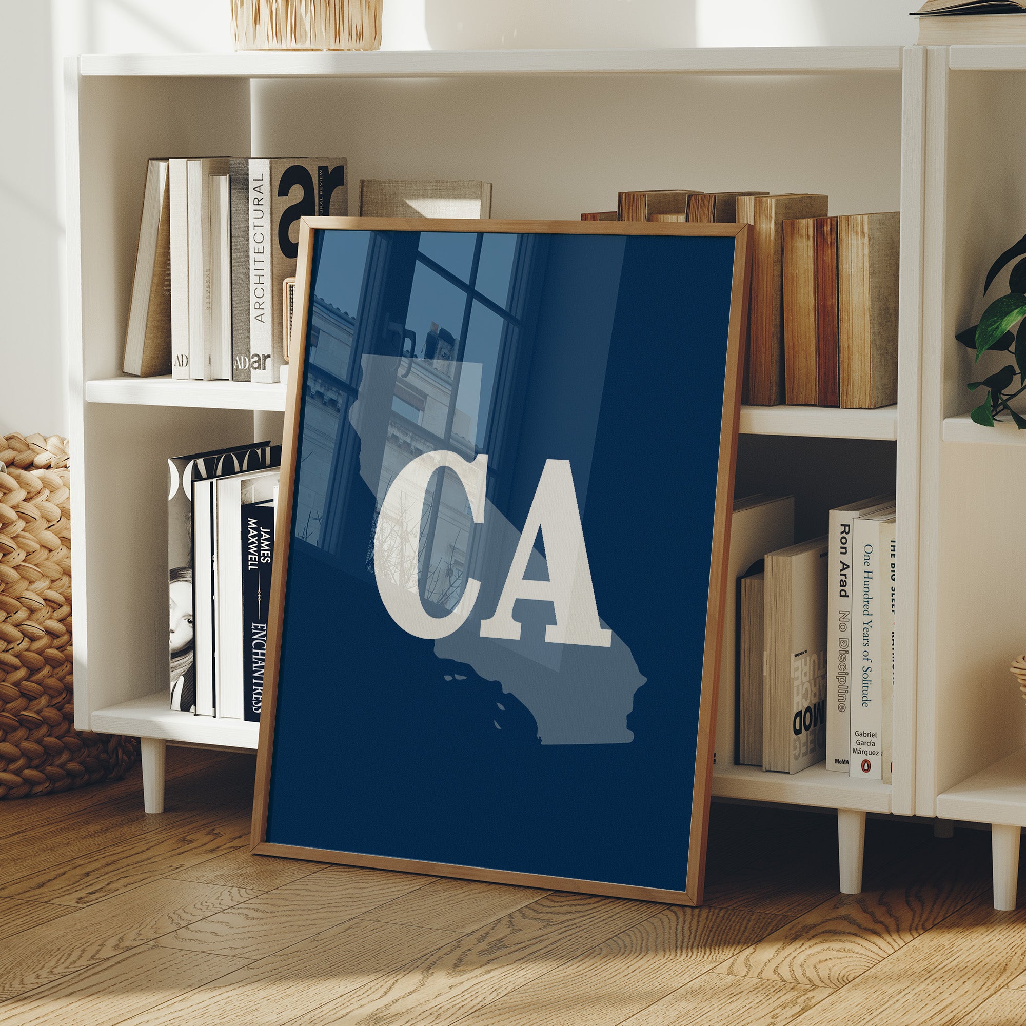 California CA State Silhouette