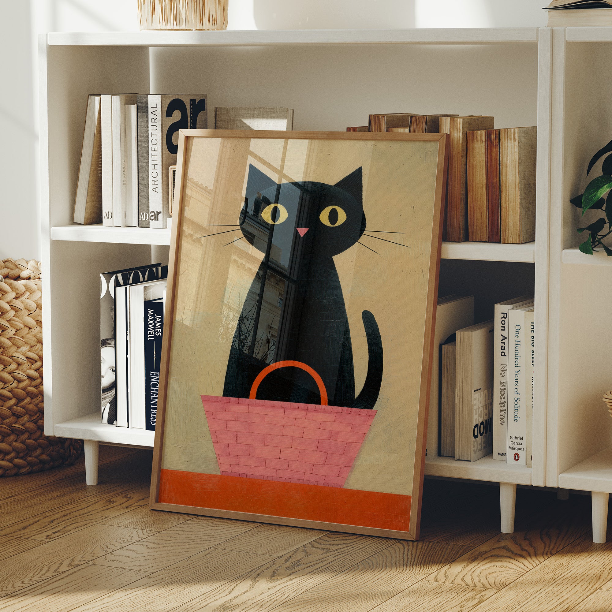 Curious Eyes In A Basket