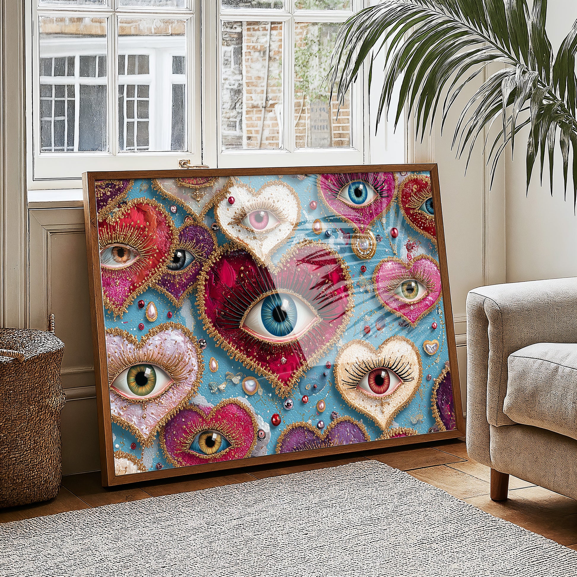 All Eyes in Velvet Hearts