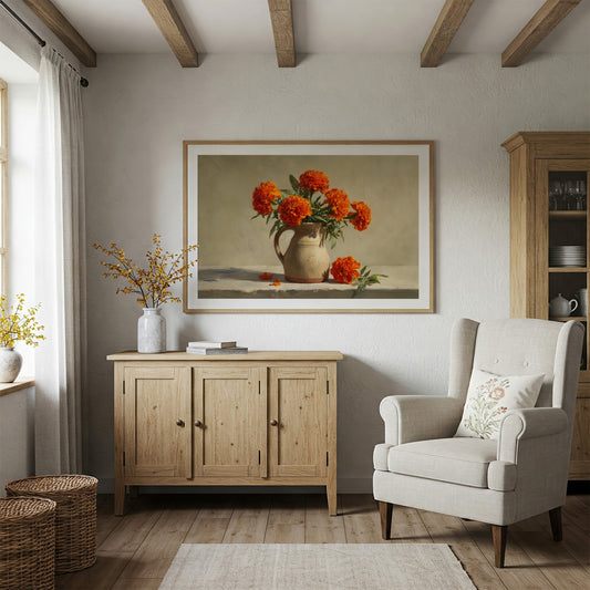 Marigolds in Quiet Light