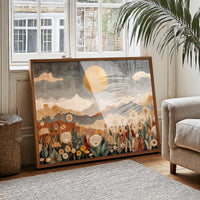 Golden Sun Over Quiet Peaks