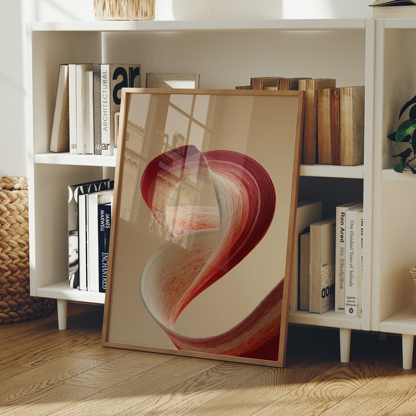 Crimson Loop In Warm Air