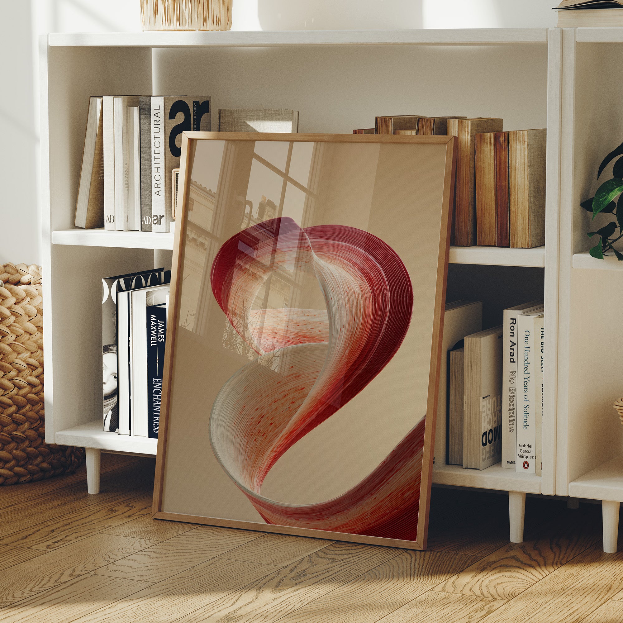 Crimson Loop In Warm Air