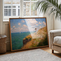 Seaside Reverie on Golden Cliffs