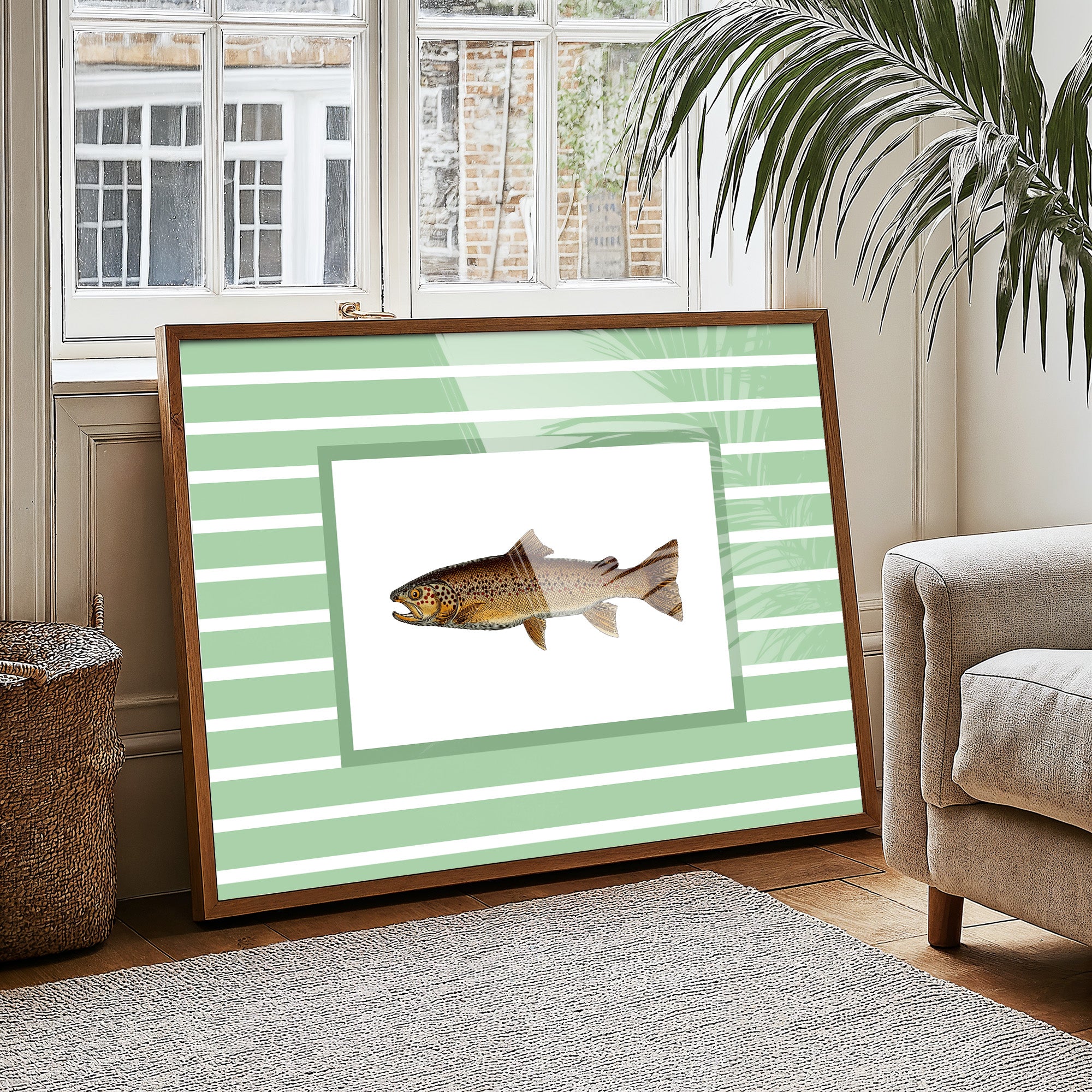 Striped Waters Quiet Catch