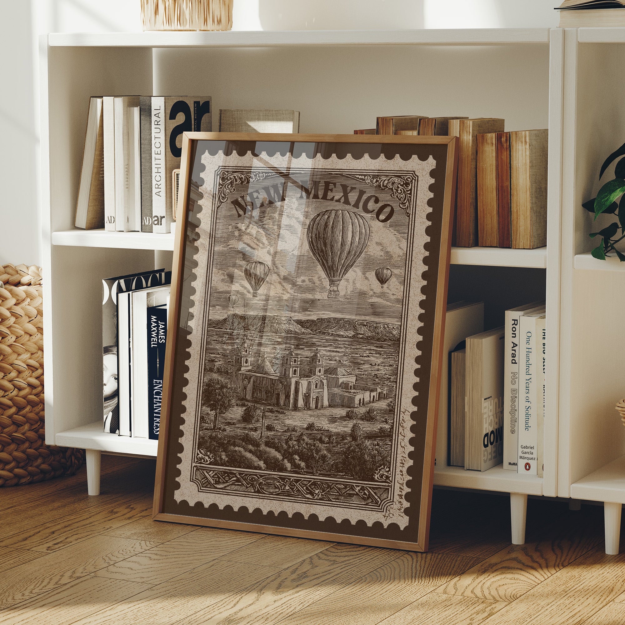 New Mexico Vintage Travel Stamp