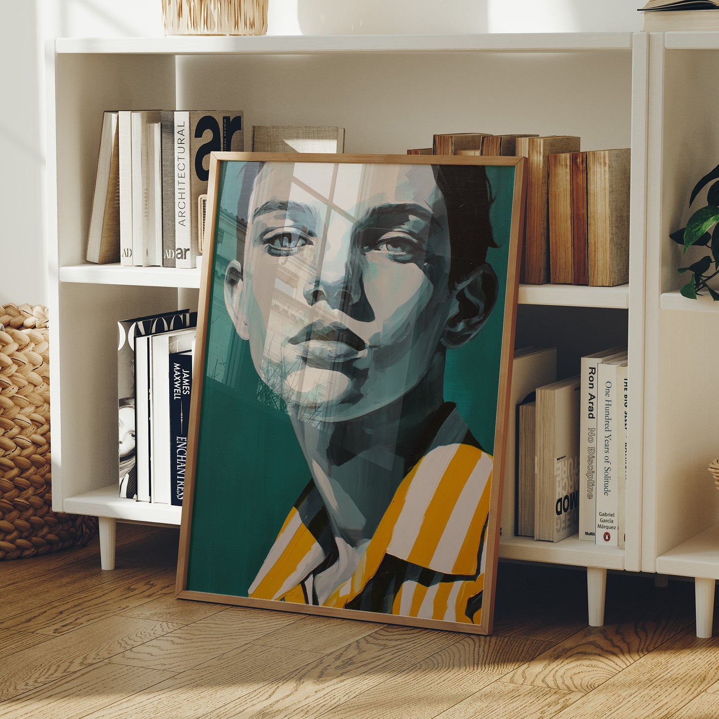 Teal Gaze in Gold
