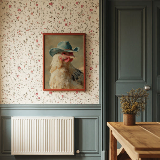 Blue Brim Barn Queen