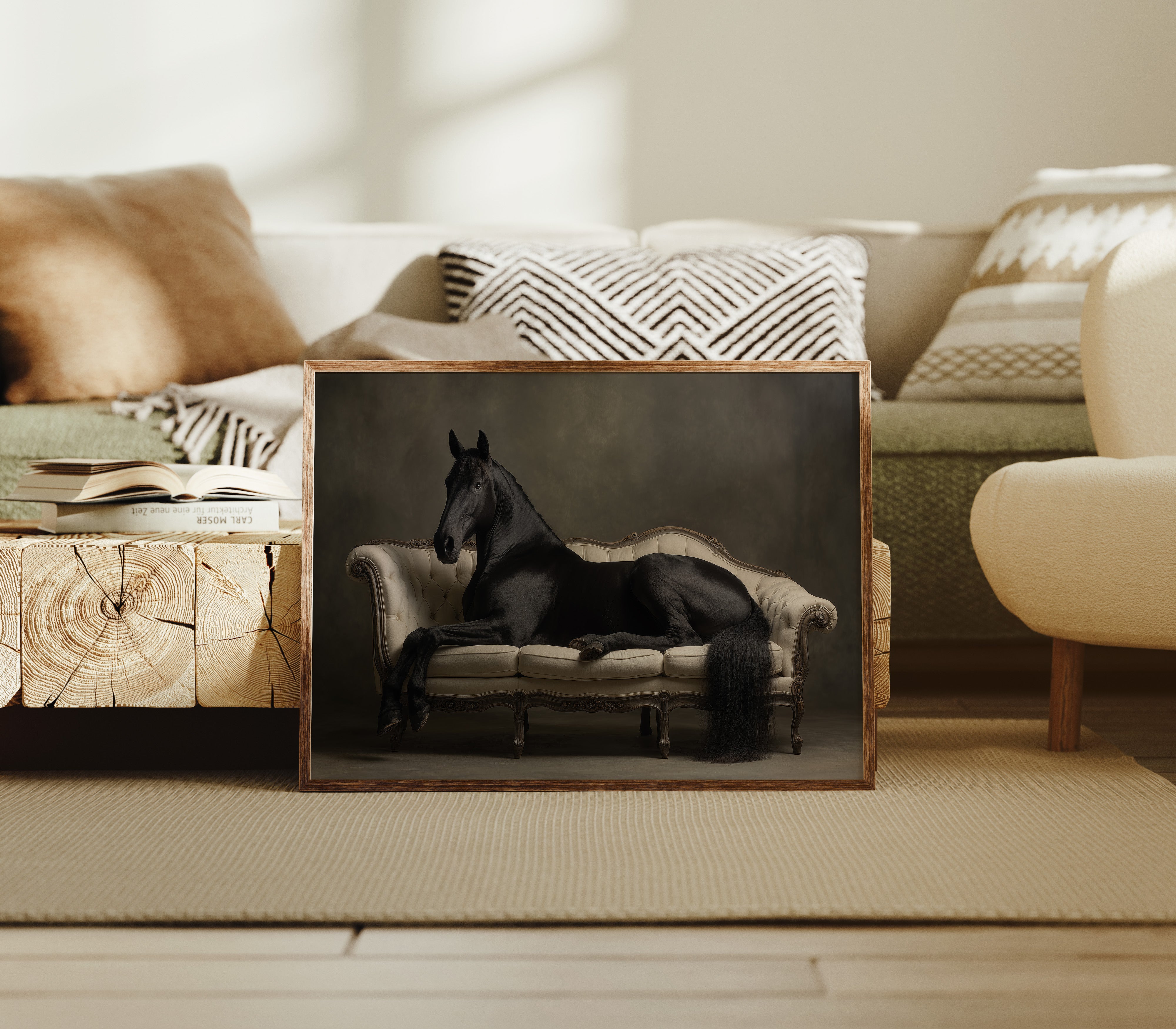 Midnight Elegance Reclined
