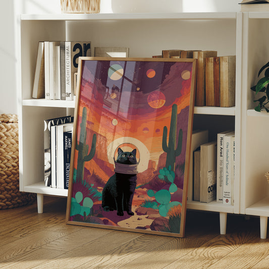 Cosmic Sentinel Of The Painted Desert