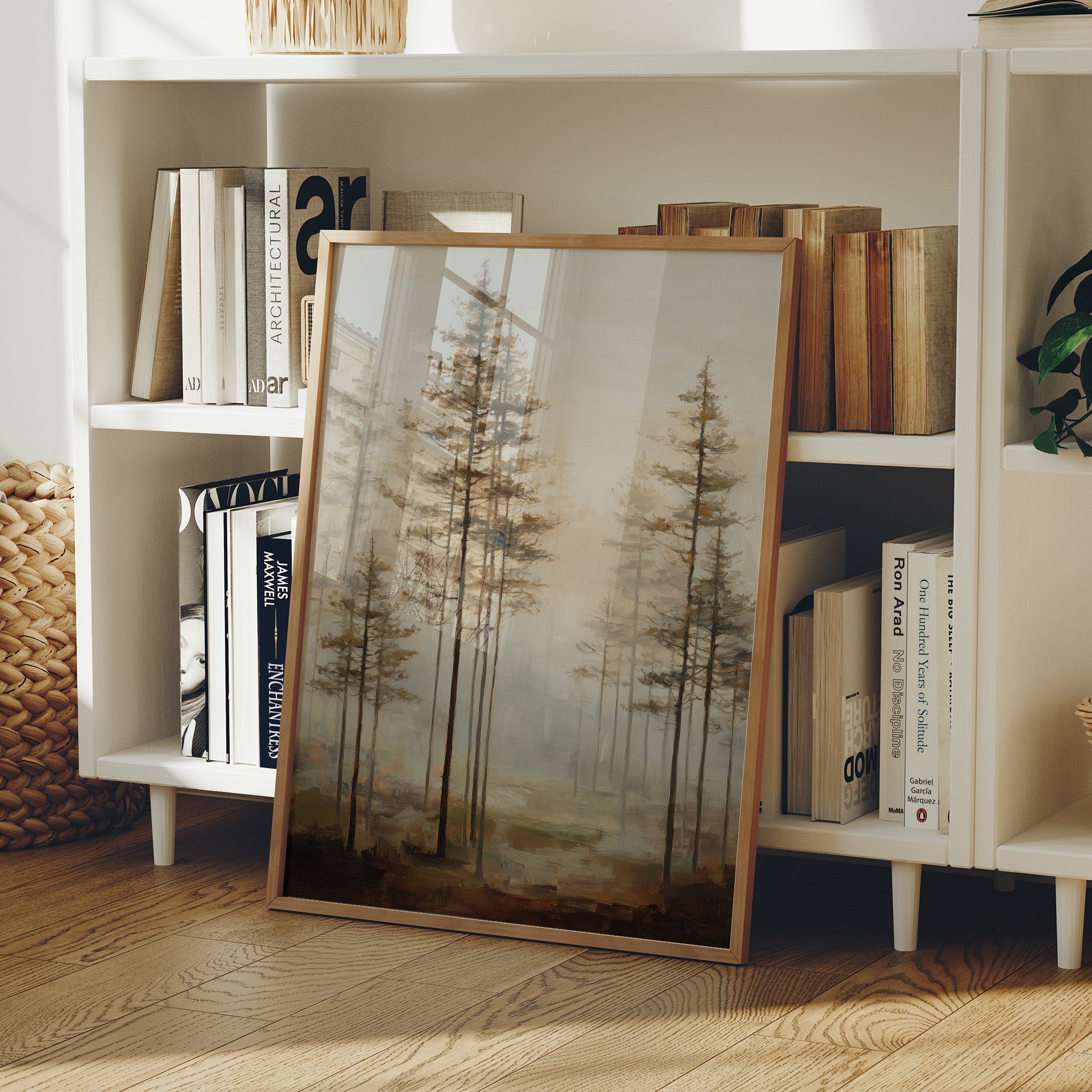 Morning Mist Among Pines