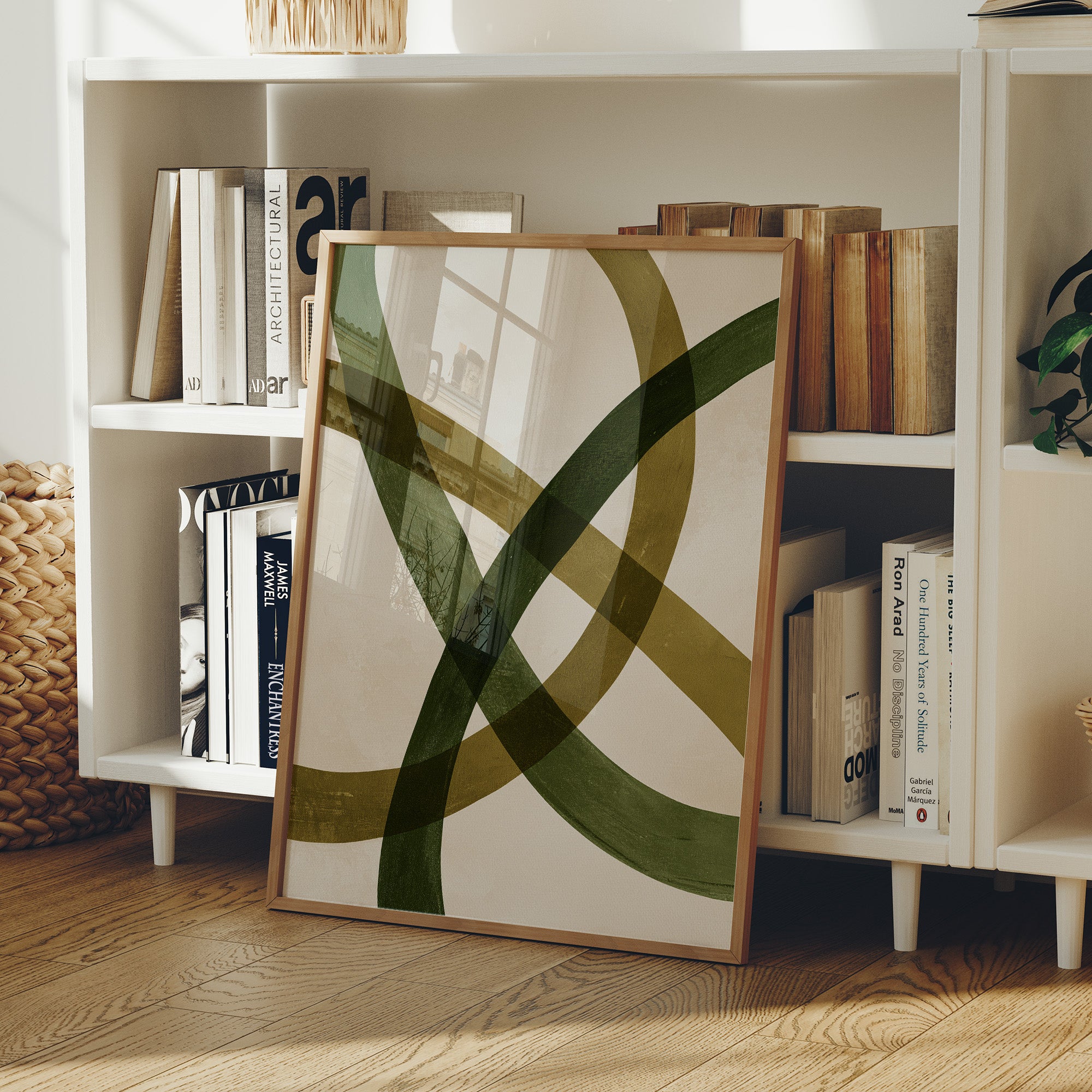 Olive Currents In Still Motion