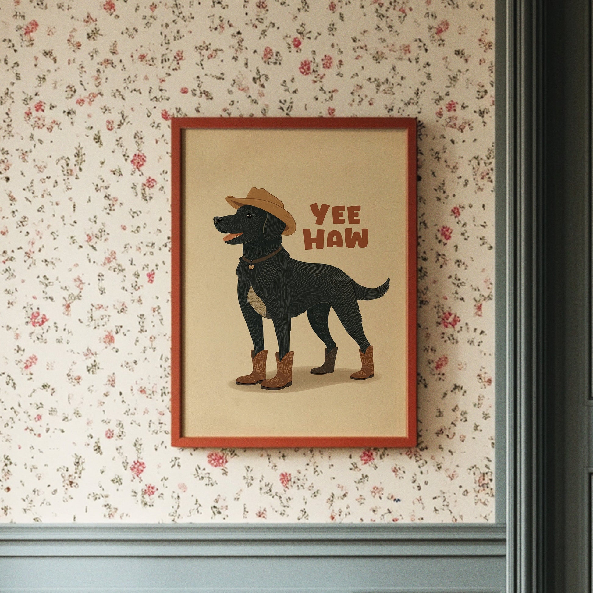 Yee Haw Cowboy Dog