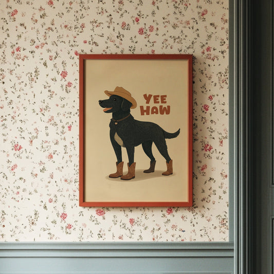 Yee Haw Cowboy Dog
