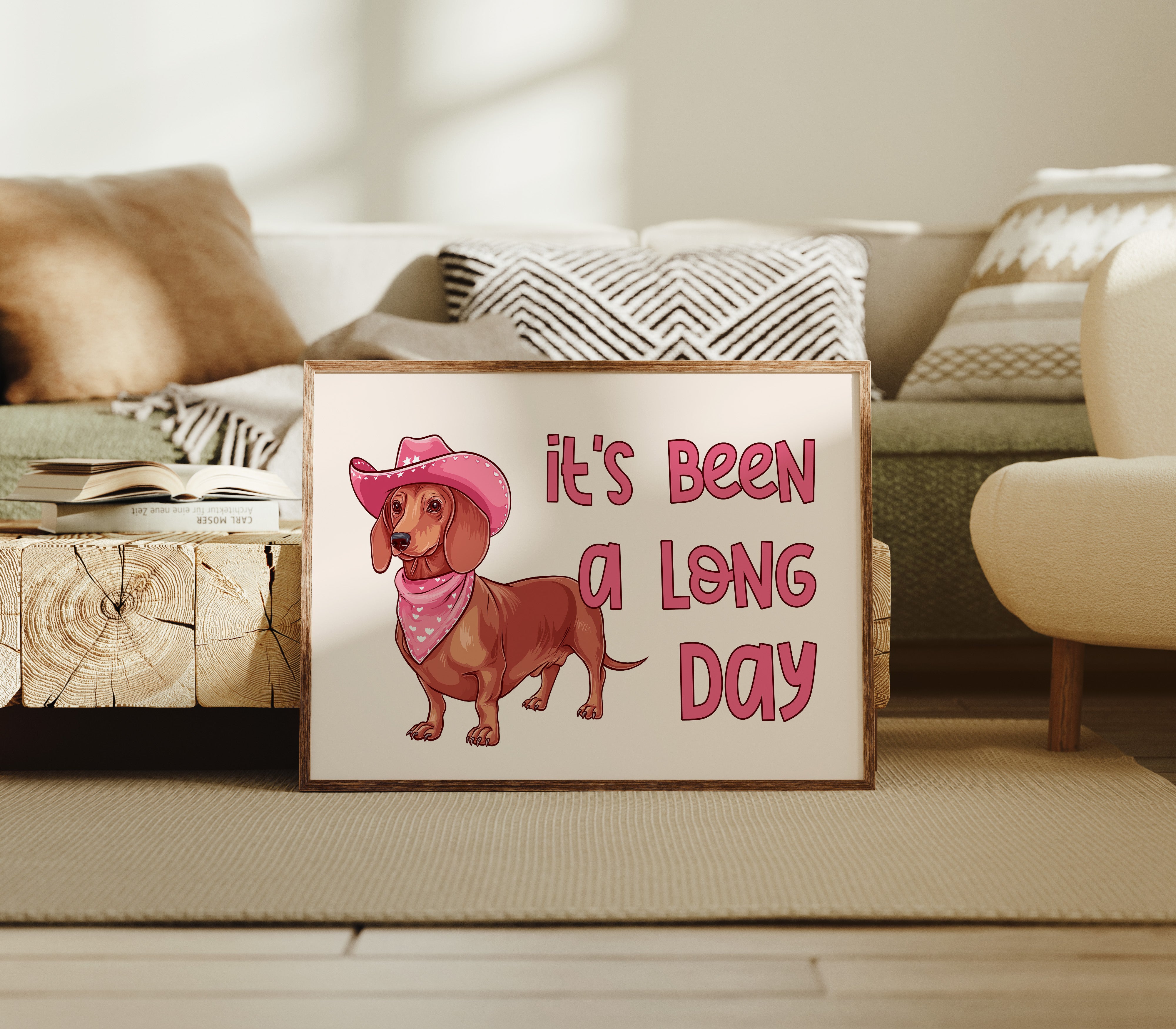 Its Been a Long Day Cowgirl Dachshund
