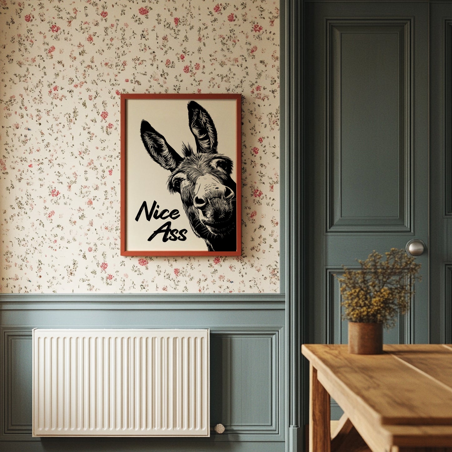 Nice Ass Donkey Humor Print