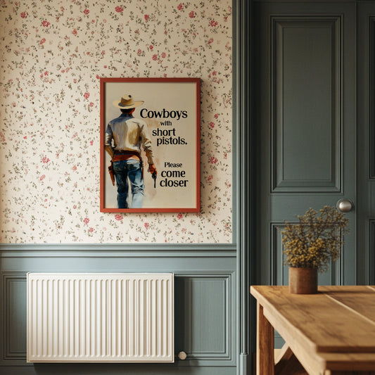 Giddy Up Partner Cowboy Print