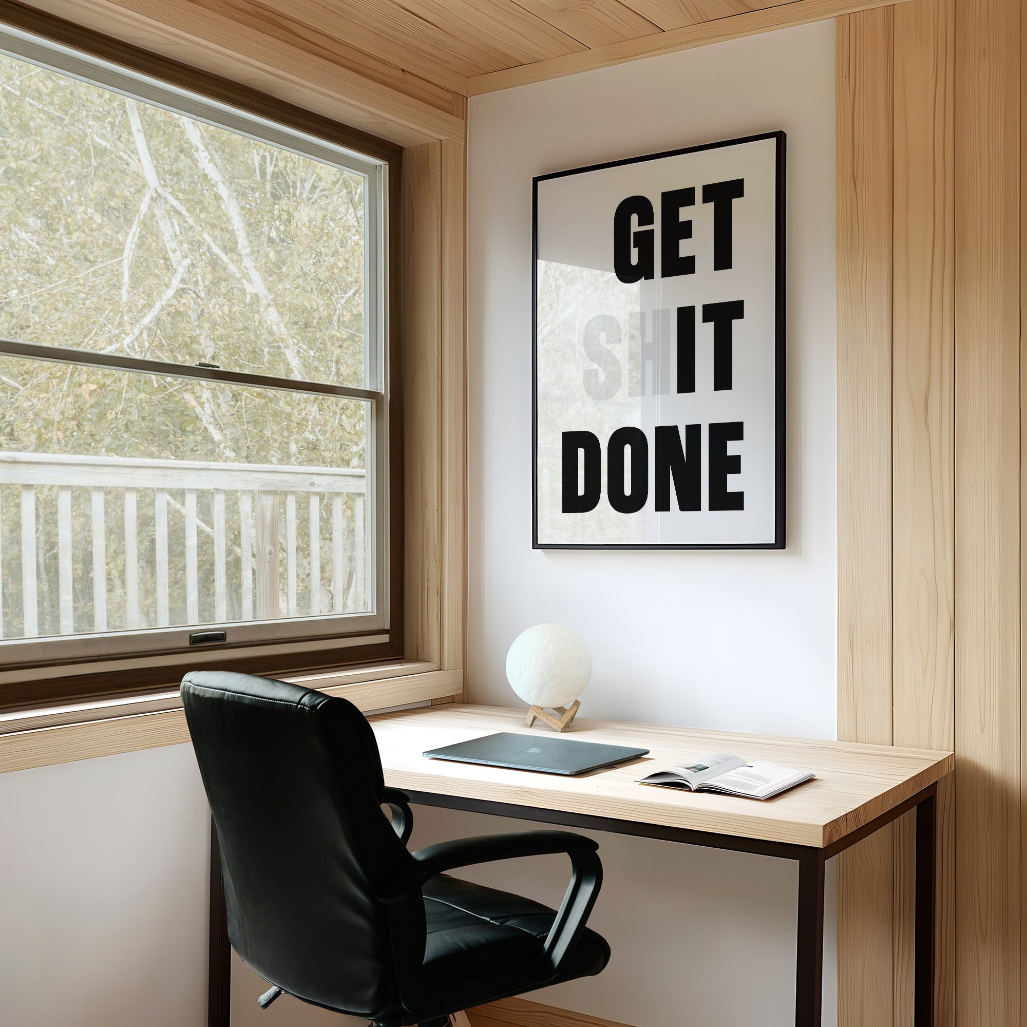 One Percent Better Minimalist Motivation Print
