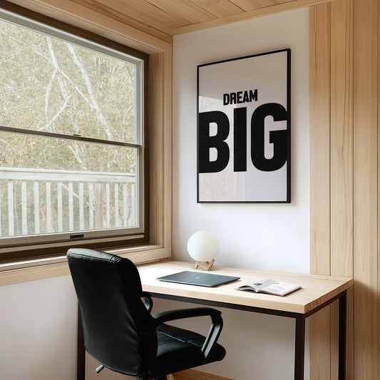 Dream Big Bold Minimal Typography