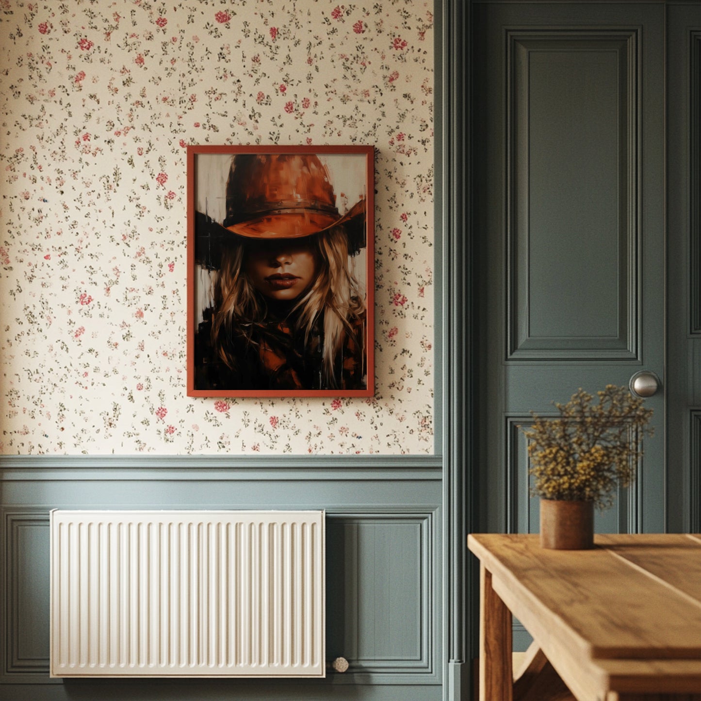 Blonde Under the Copper Brim