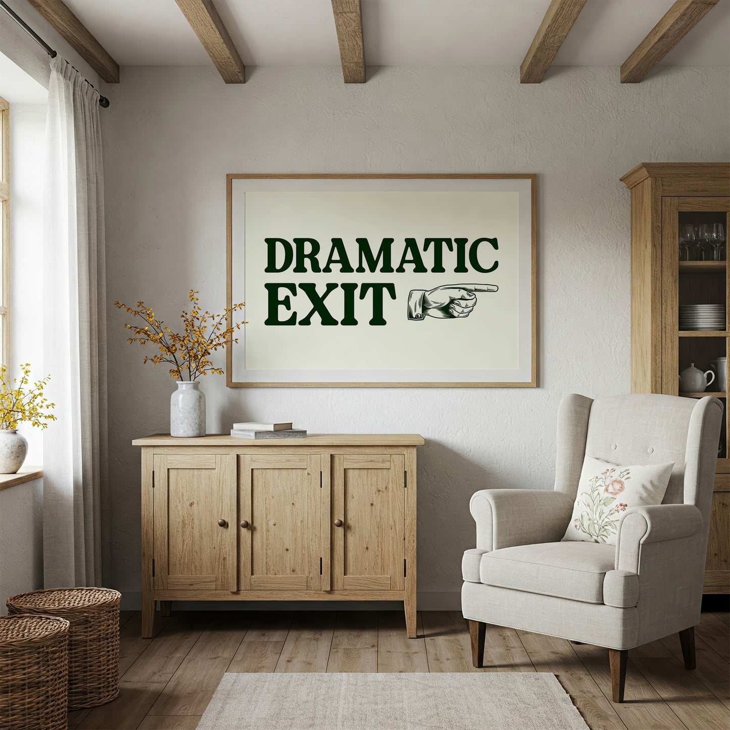 Dramatic Exit Only
