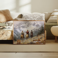 Three Riders Before the Snow