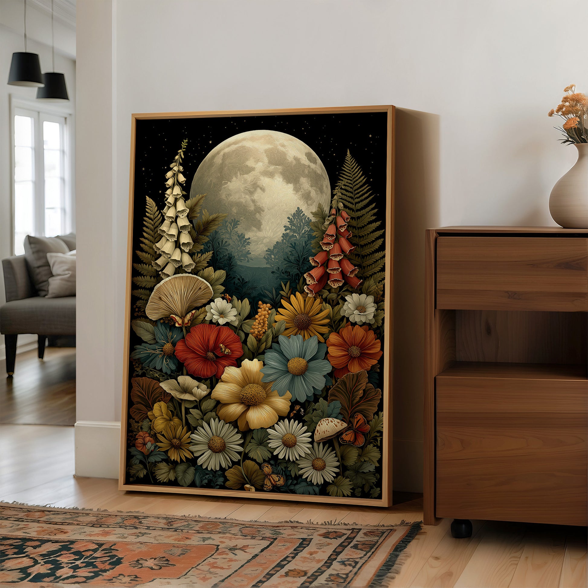 The Garden Blooms for the Moon
