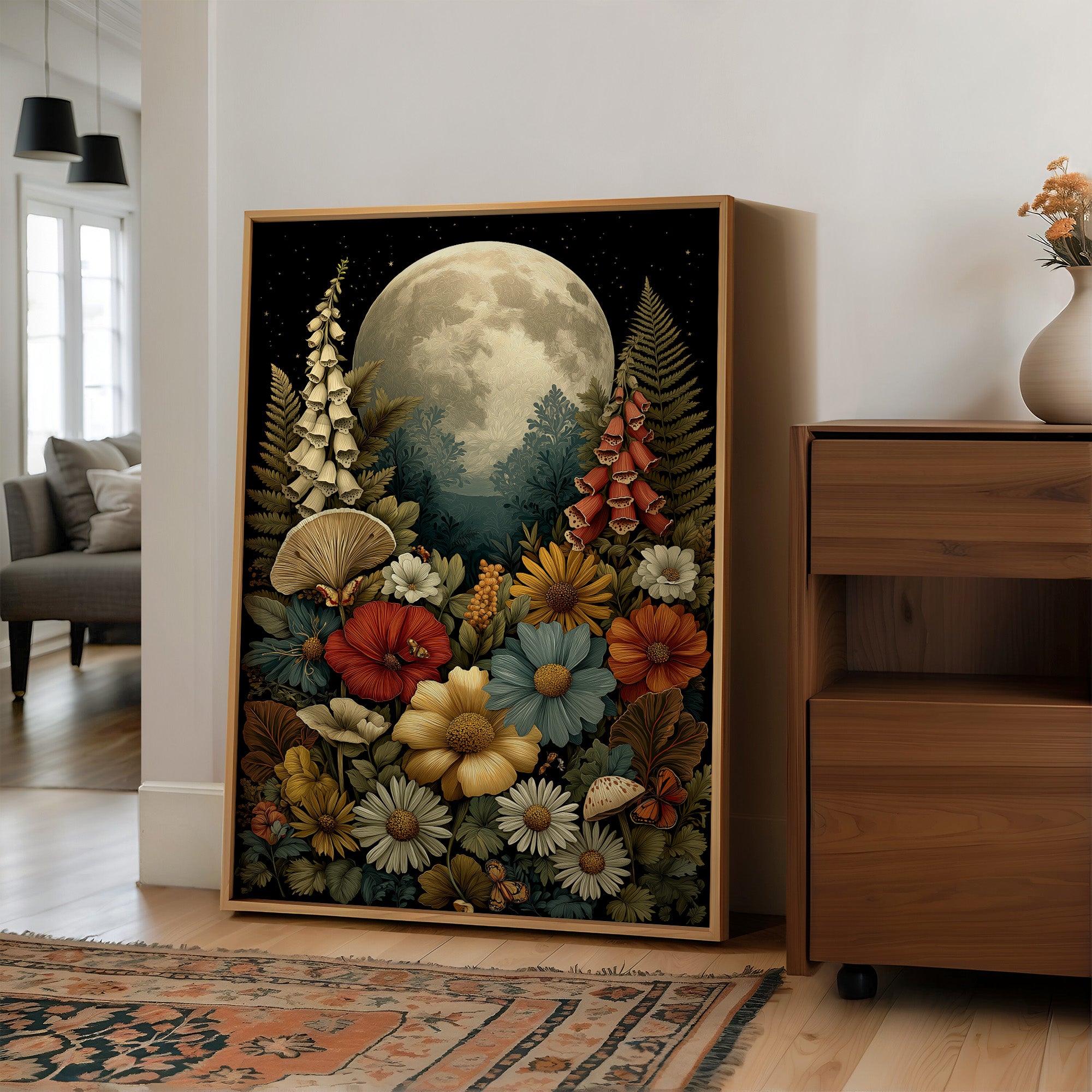 The Garden Blooms for the Moon