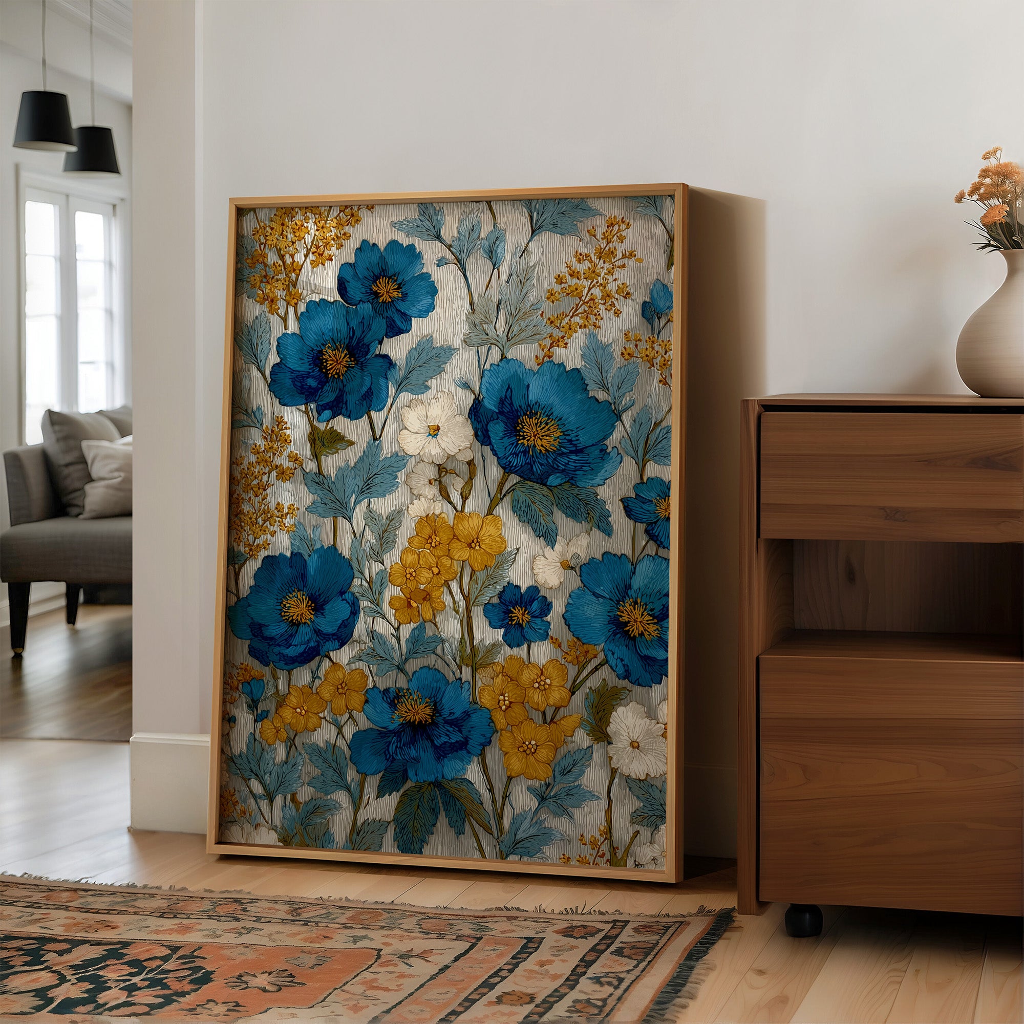 Blue Holds Its Ground Among the Gold