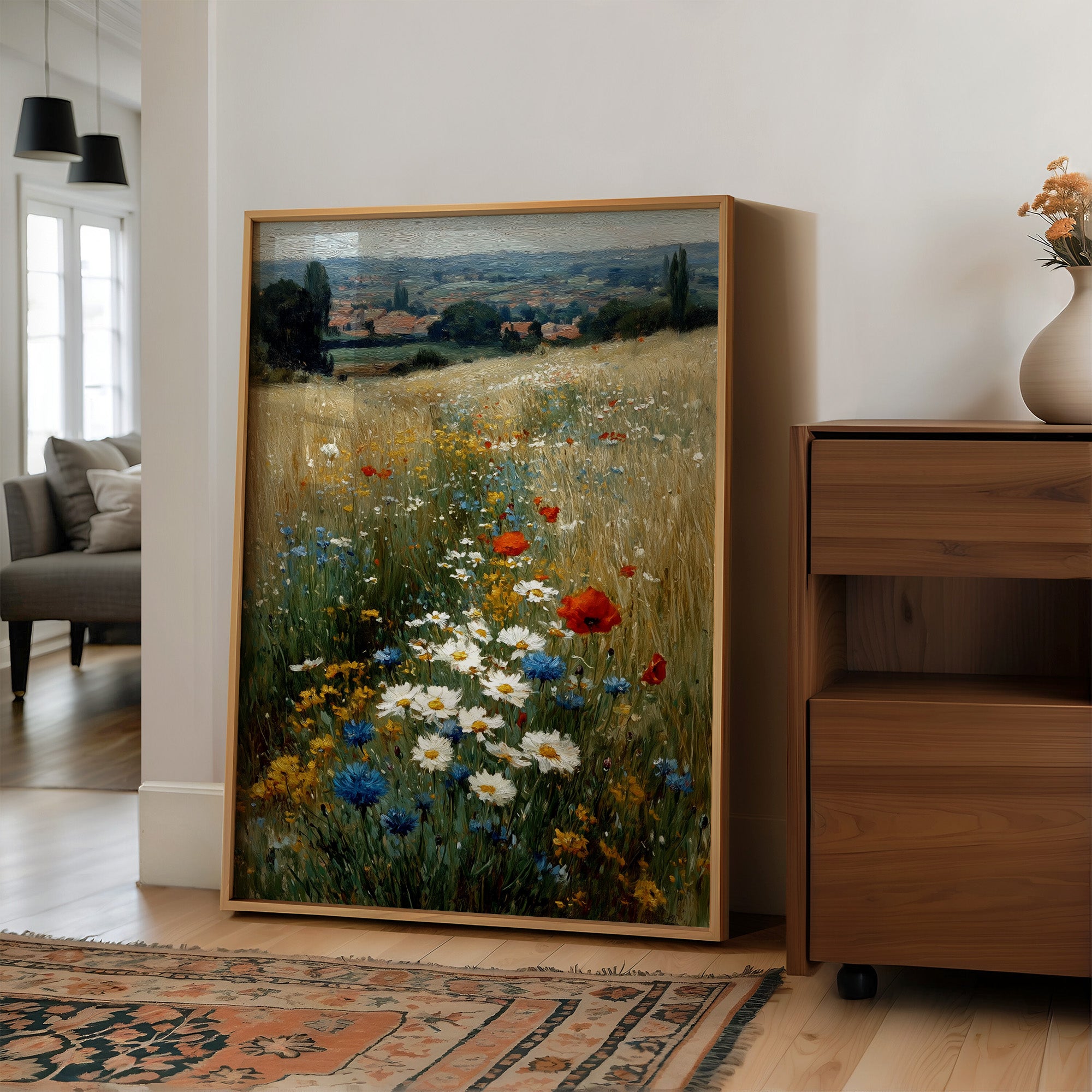 Midsummer at the Edge of the Wheat