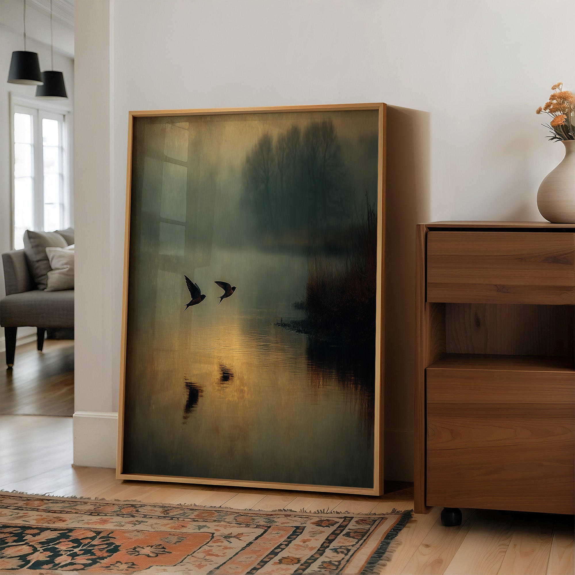 They Flew Low Over Still Water