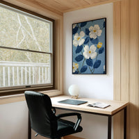 White Magnolias on a Blue Afternoon