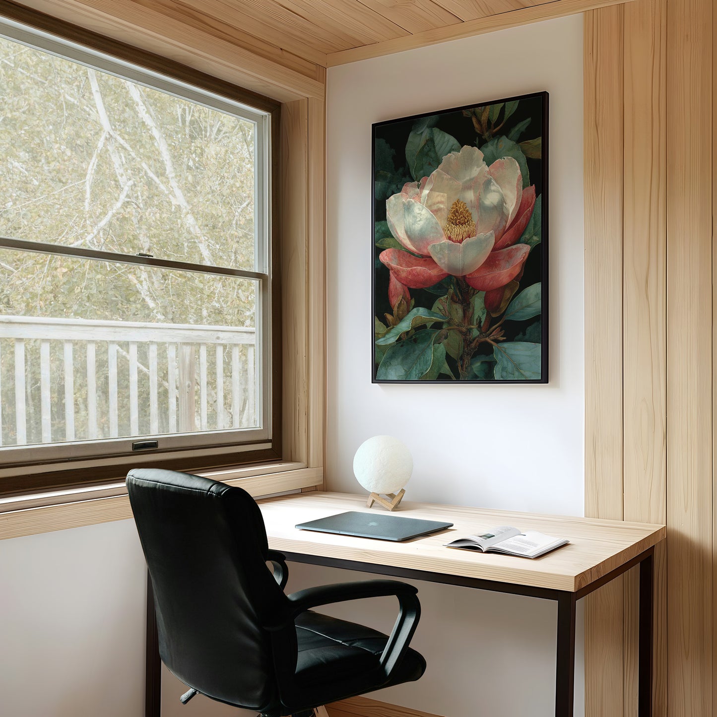 The Magnolia Opens Slowly