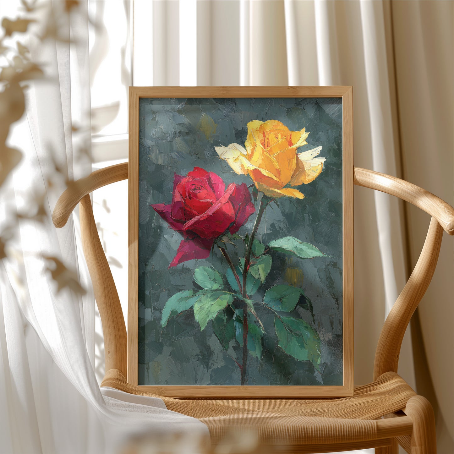 Two Roses, Two Different Fires