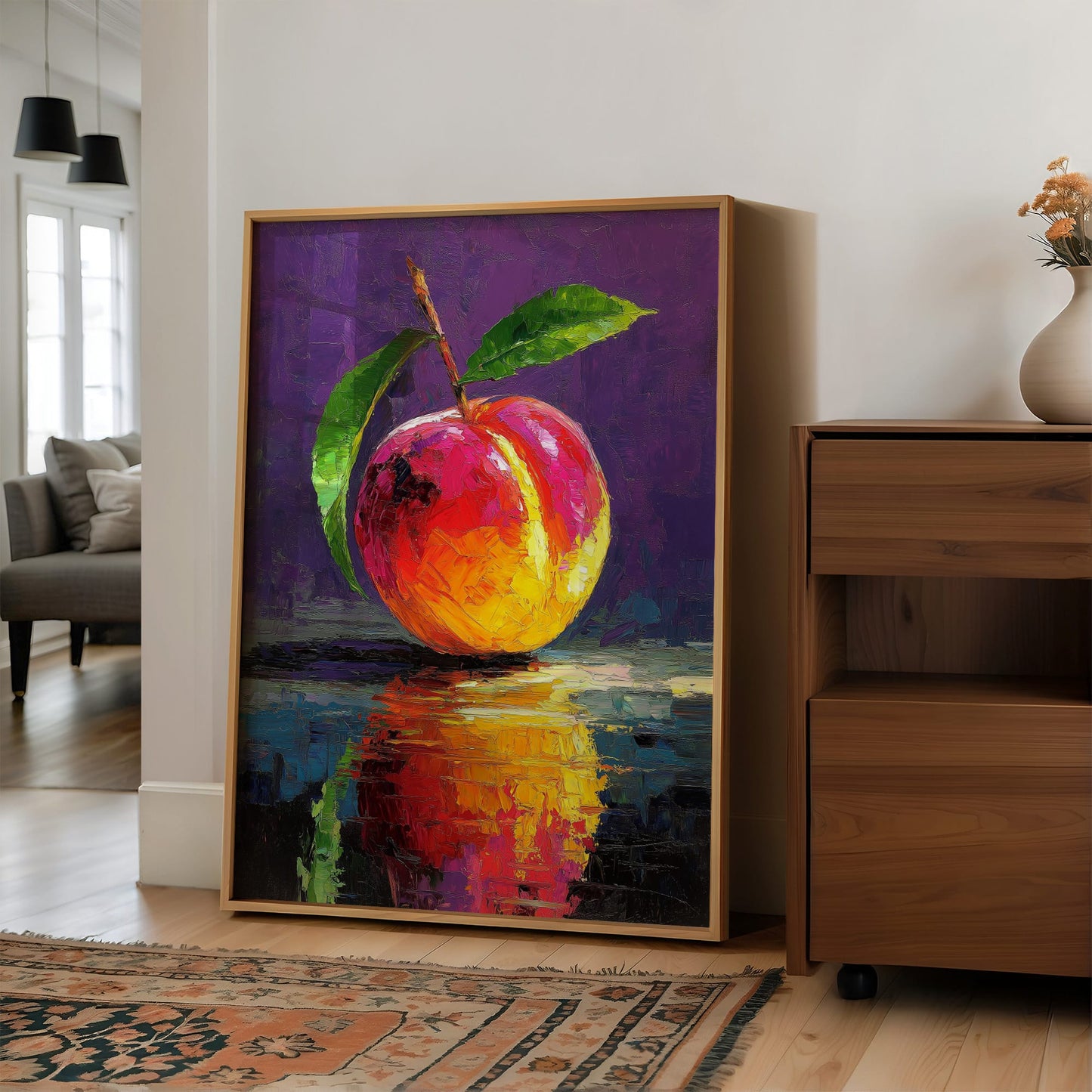 Just One Peach, Perfectly Lit
