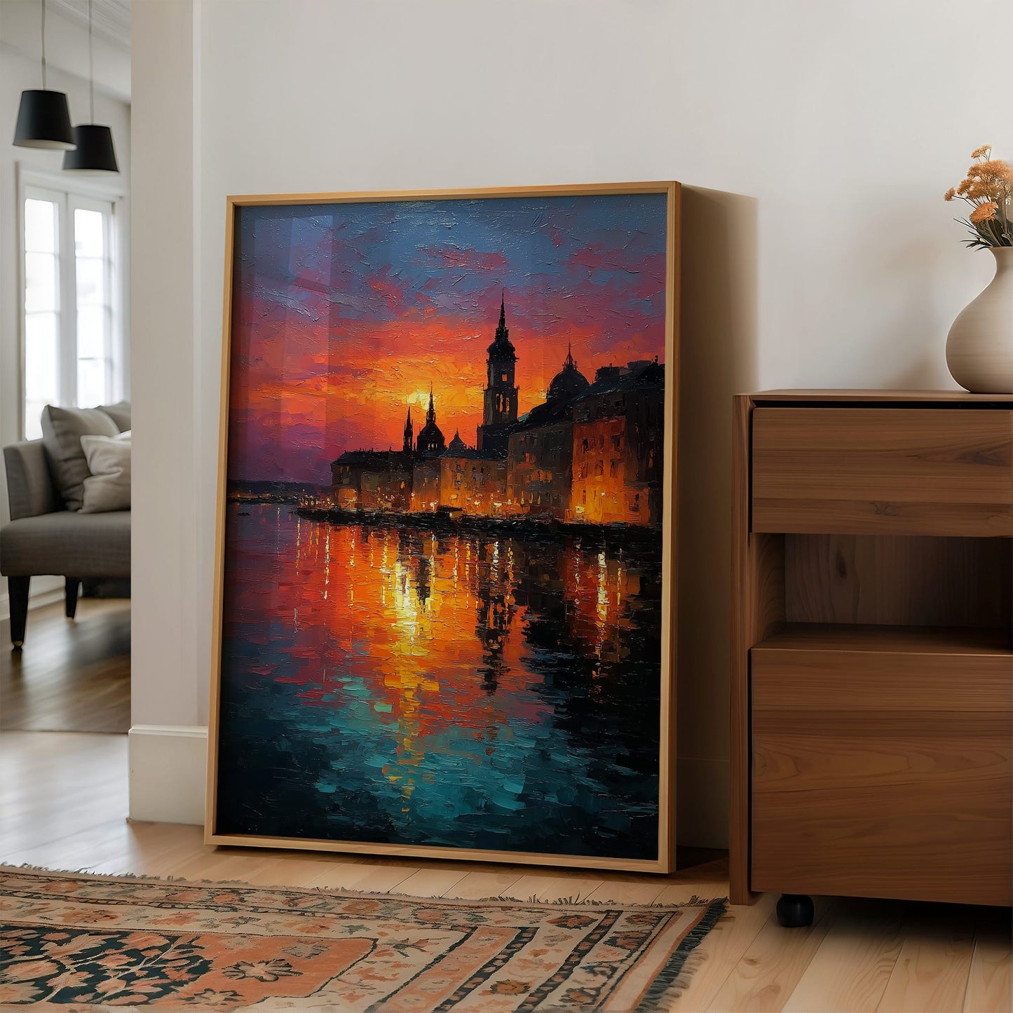 The City That Glows at Dusk
