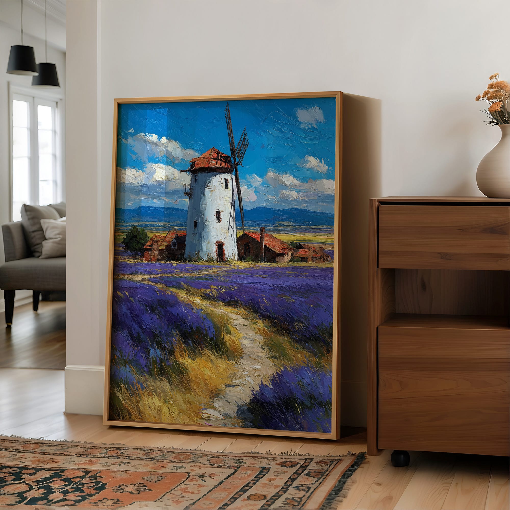 The Windmill and the Lavender