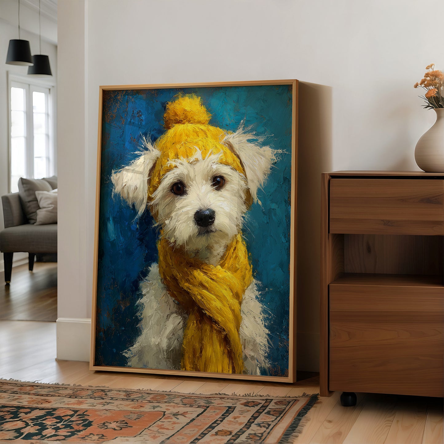 Bundled Up, Slightly Suspicious