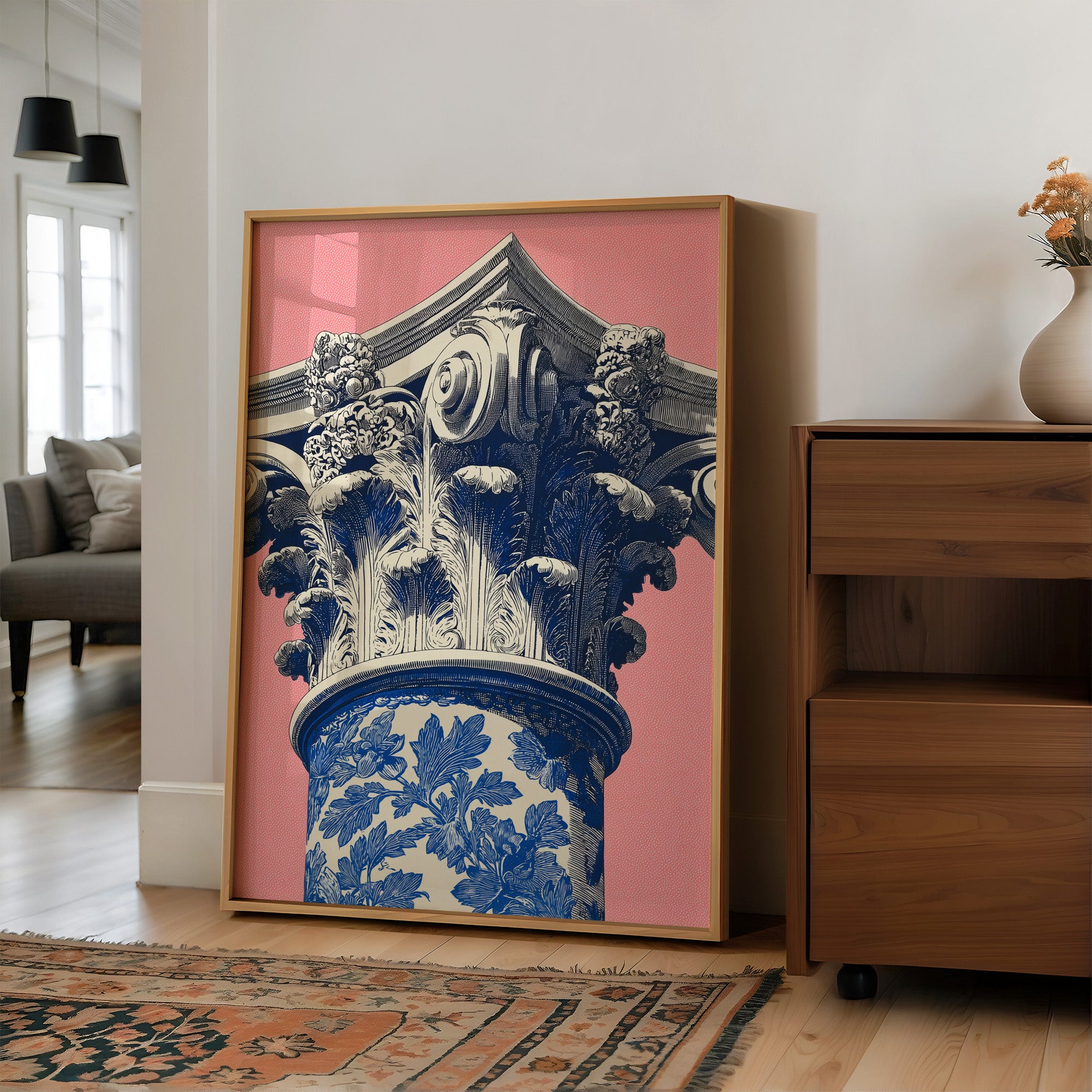 Classical, With a Pop of Pink