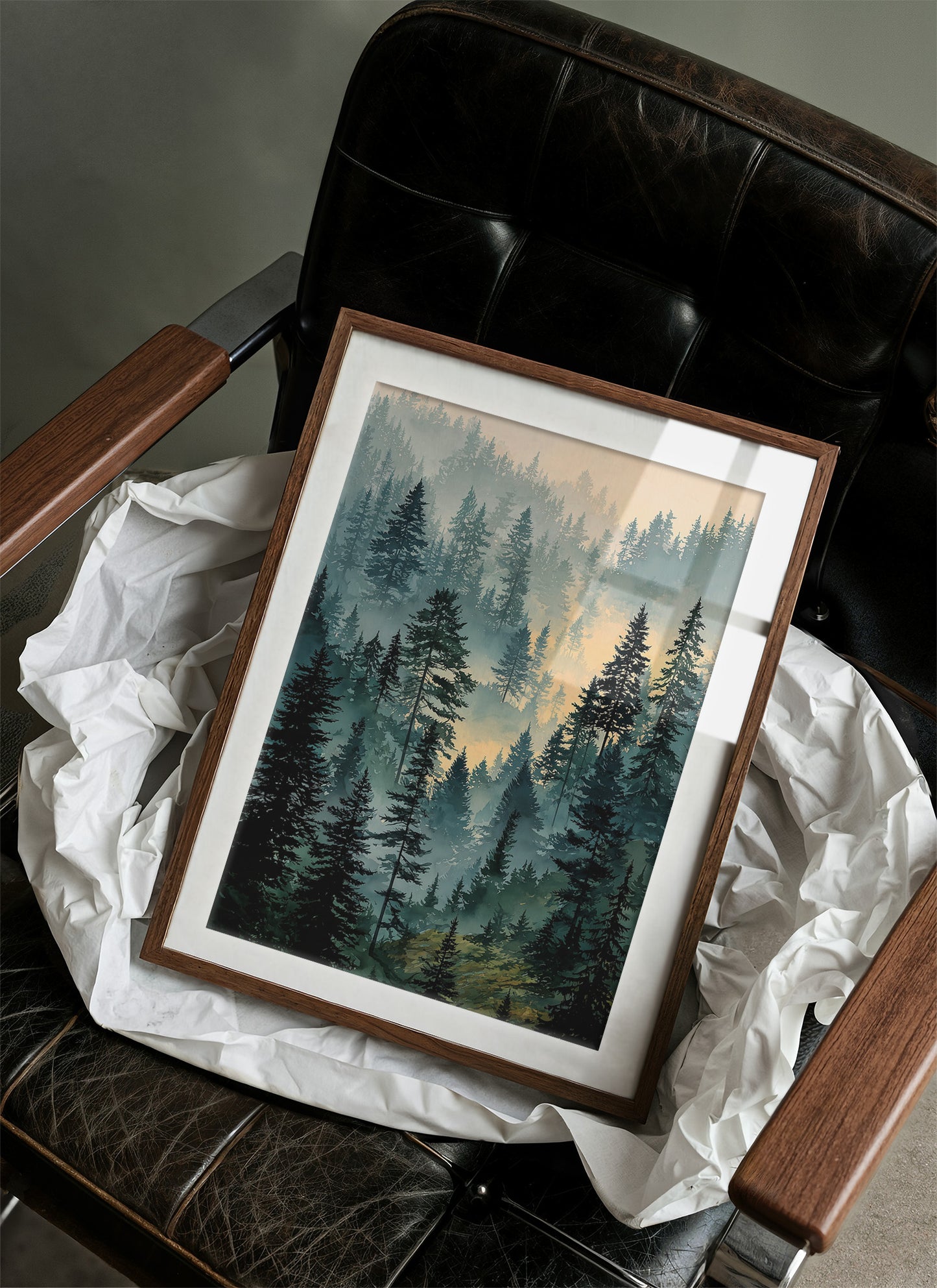 Where The Pines Lean Into Morning