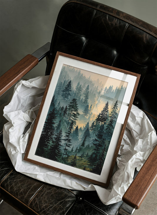 Where The Pines Lean Into Morning