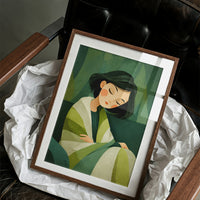 She Rests Inside the Green