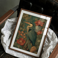 The Heron Knew the Garden Well