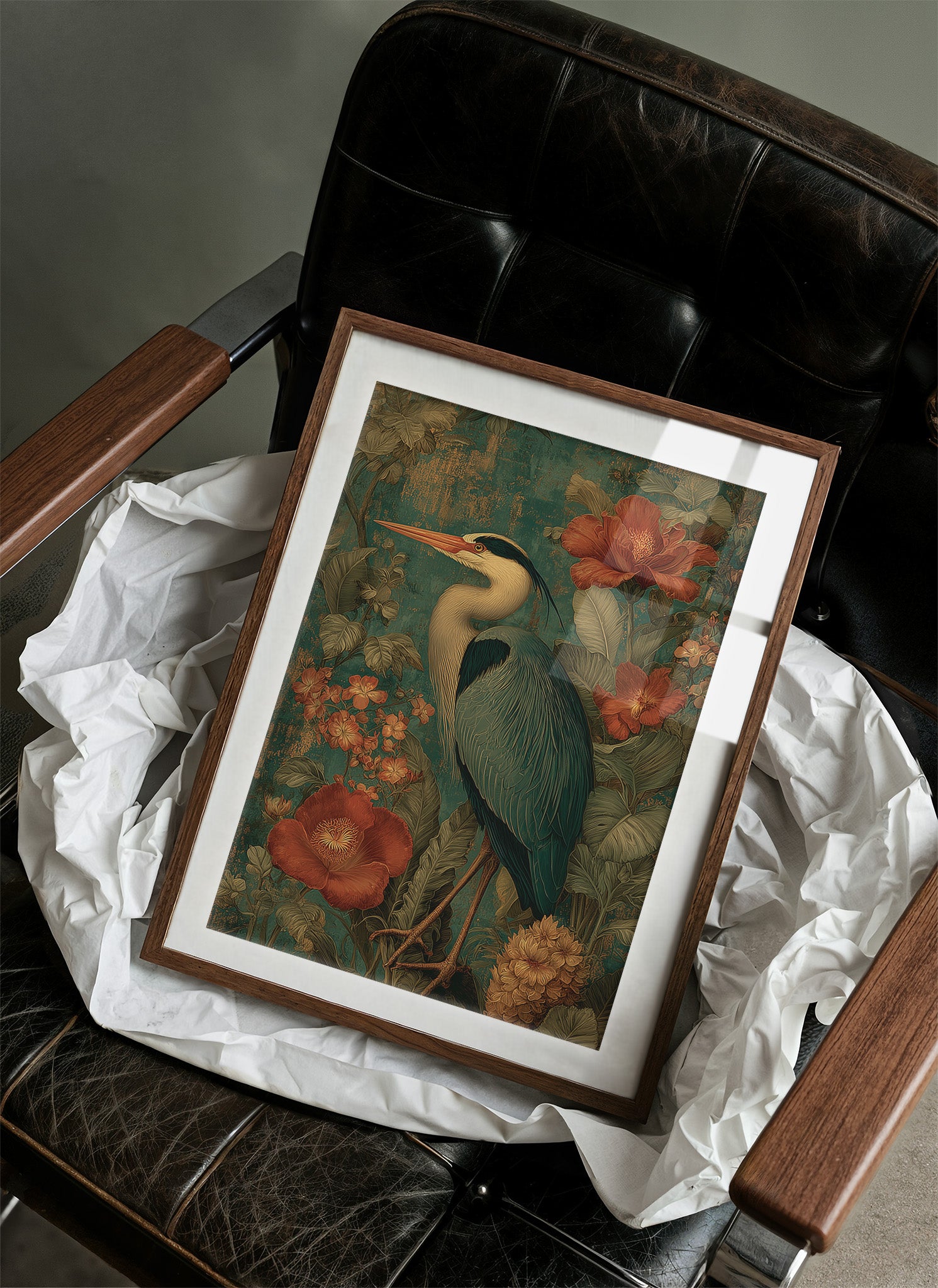 The Heron Knew the Garden Well