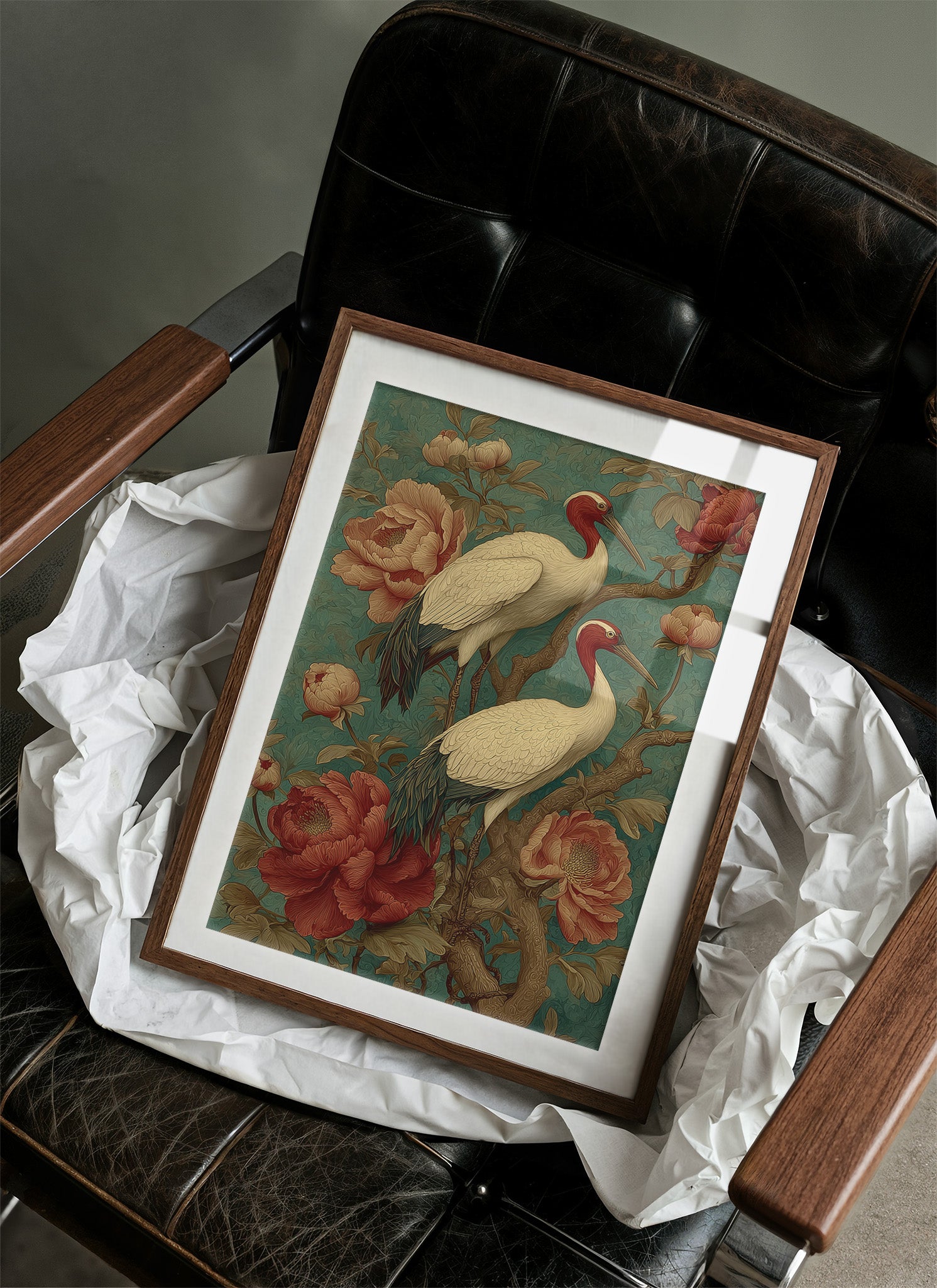 They Perched Where the Peonies Bloom