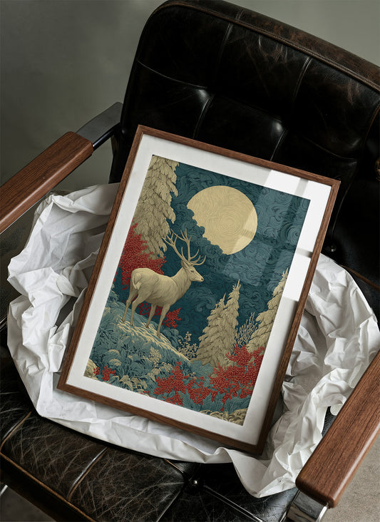 The Stag Stood Still for the Moon